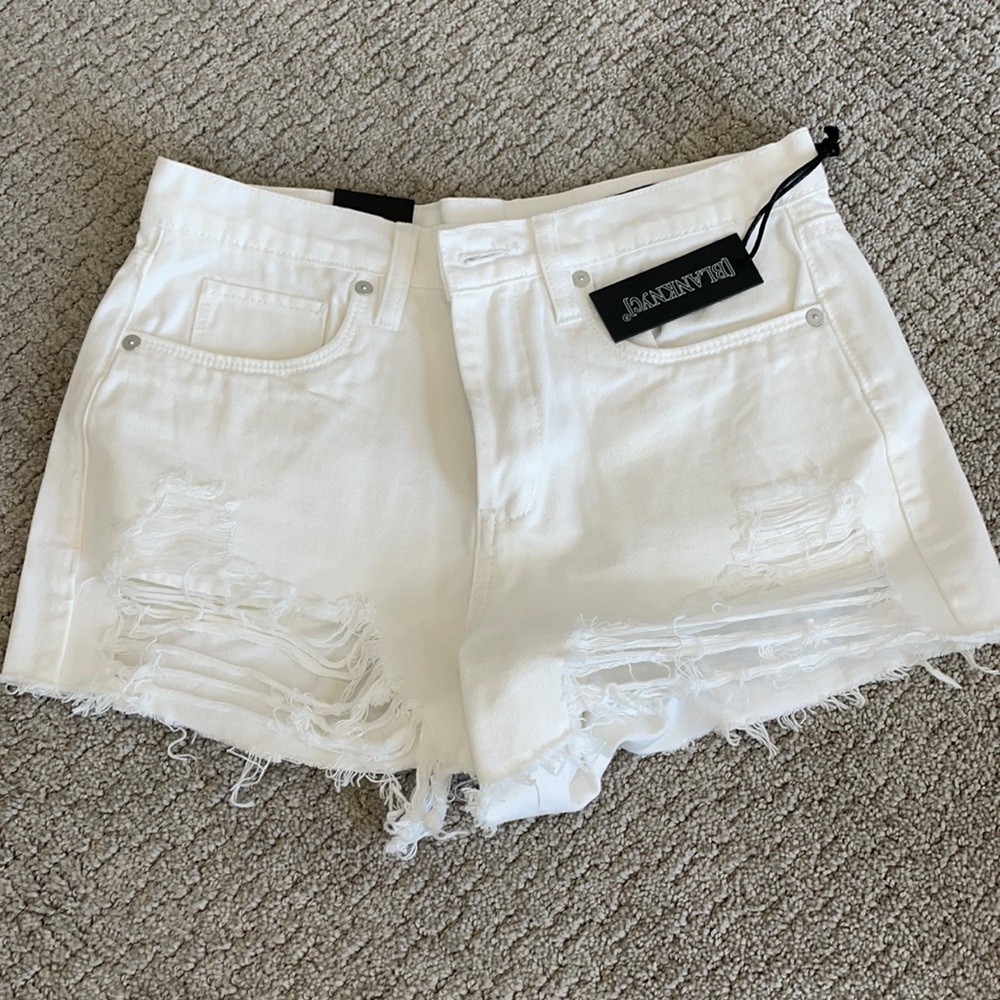 high waisted blnknyc jean shorts